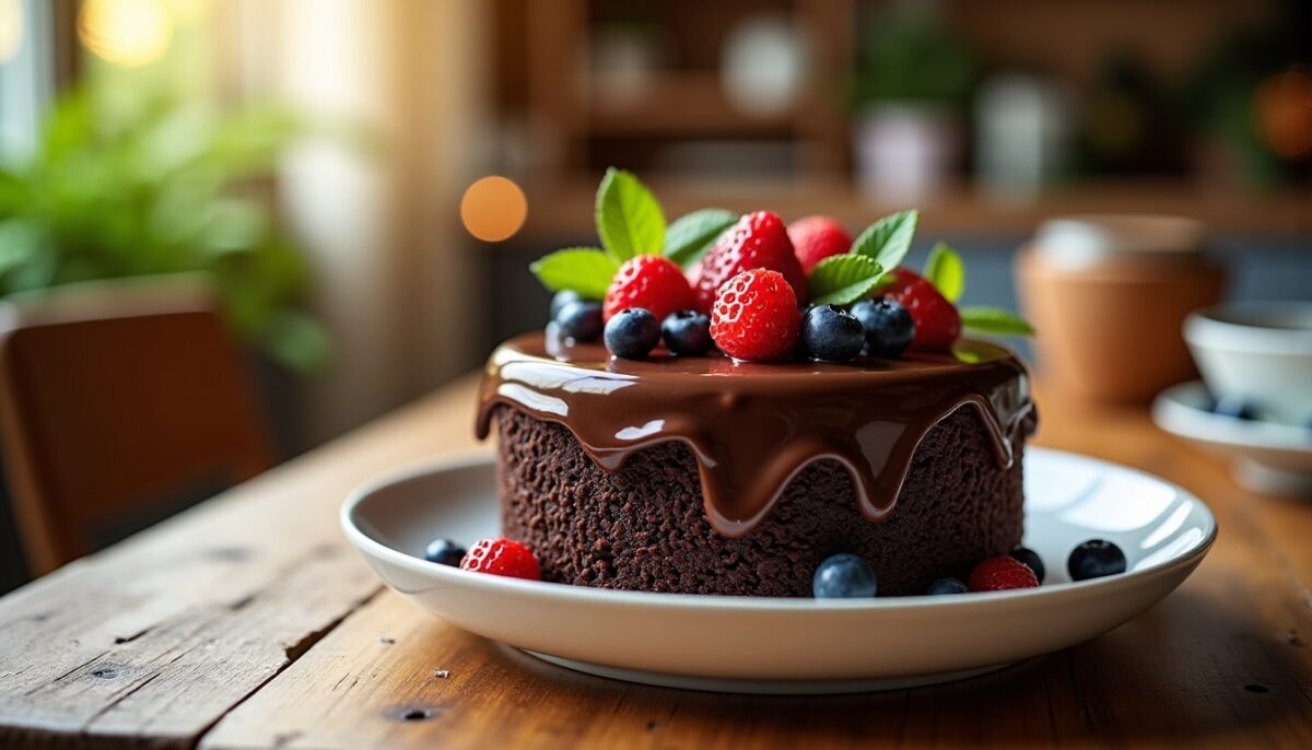 Gâteau au chocolat savoureux sans sucre : une douceur parfaite pour les diabétiques Gâteau au chocolat savoureux sans sucre : une douceur parfaite pour les diabétiques