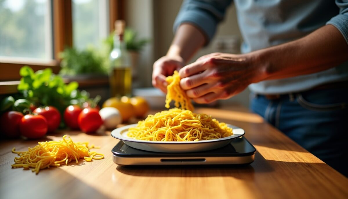Comment calculer la portion parfaite de pâtes par personne ?