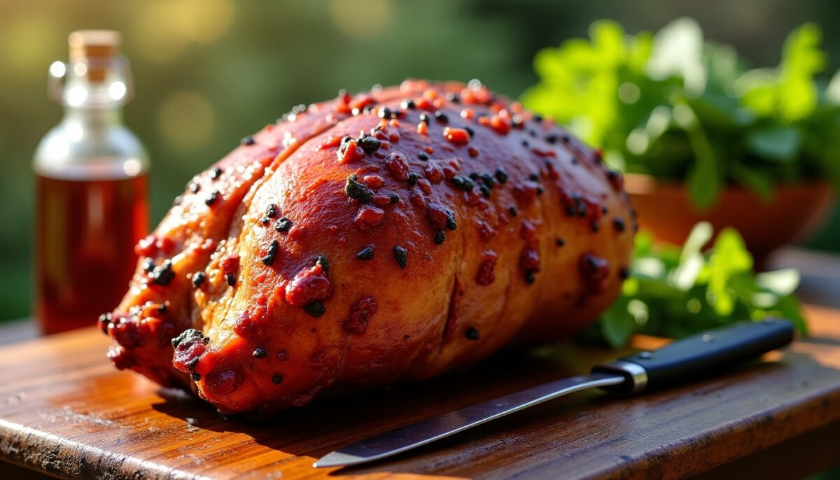 Les astuces infaillibles d'une marinade gourmande pour un jambon à la broche réussi