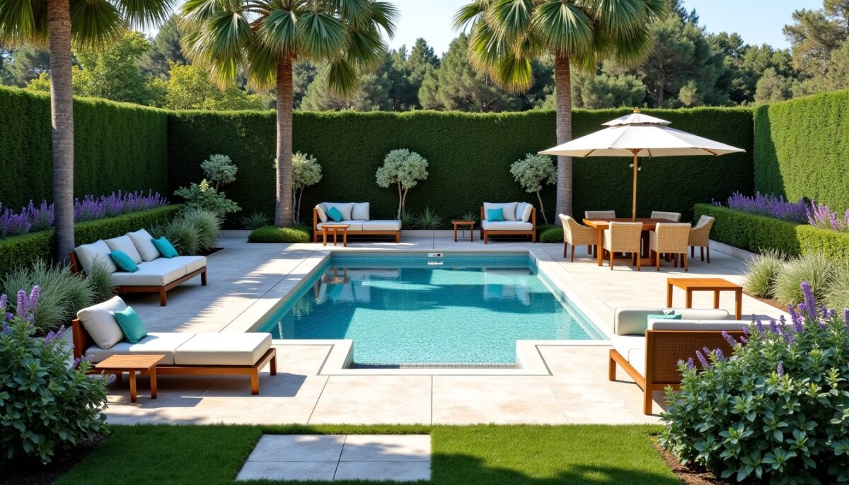 Aménagez le jardin de vos rêves : guide complet pour concevoir un espace piscine idéal Aménagez le jardin de vos rêves : guide complet pour concevoir un espace piscine idéal